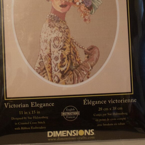 Dimensions Gold Collection Victorian Elegance Counted Cross Stitch Kit 3823 - Picture 2 of 3